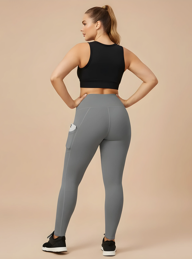Velvet High-Waist Padded Cropped Yoga Sculpt Leggings