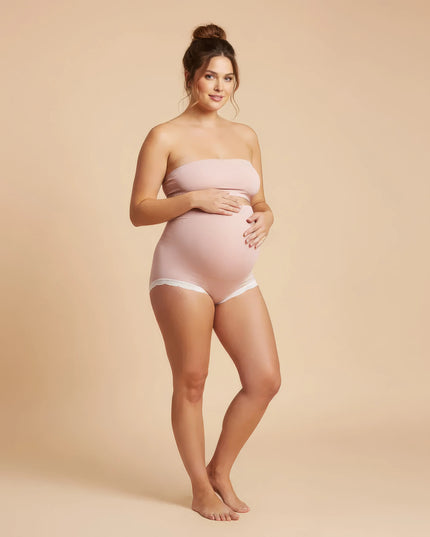 Hoch taillierter Stütz-Sicherheits-Short – Nahtlos für Schwangere
