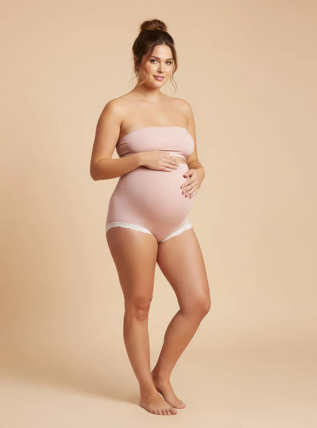 High-waisted shaping safety shorts – Non-marking for pregnant women