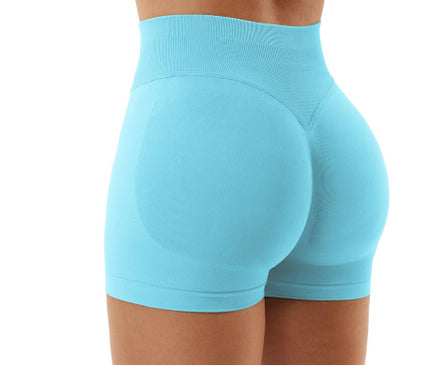 Seamless high-waisted yoga shorts – Quick drying