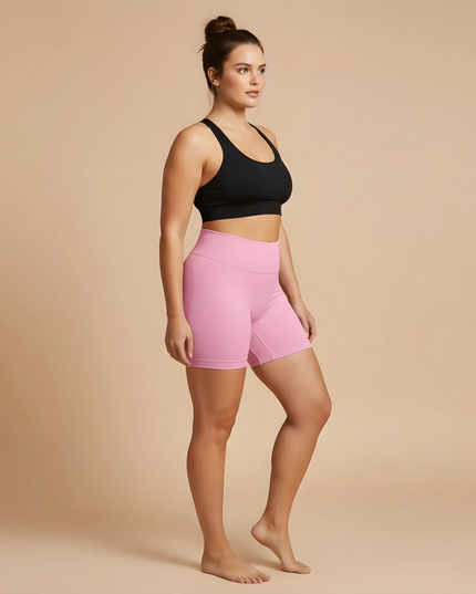 Seamless high-waisted yoga shorts – Quick drying