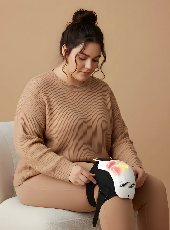 Intelligent Knee Massage Device with Kneading and Heating, Rechargeable