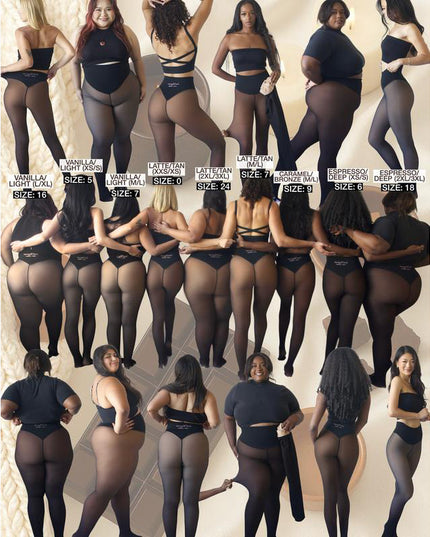 Warm translucent leggings FEMORA