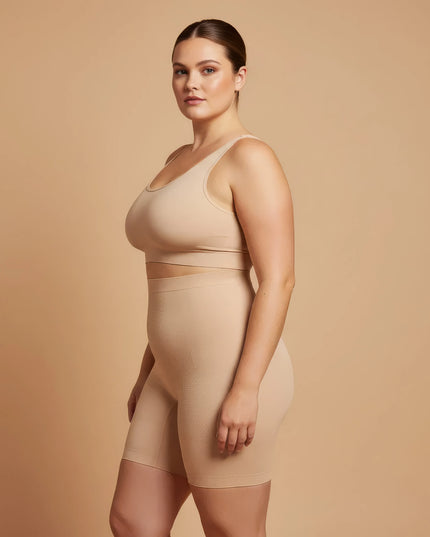 Seamless high-waisted shaping shorts SculptLift