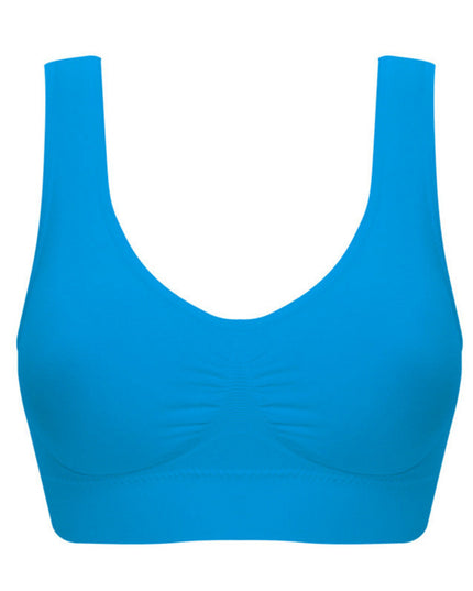 FEMORA nahtloser Komfort-BH für Damen, nahtlos mit Polstern, Push-up-Bustier