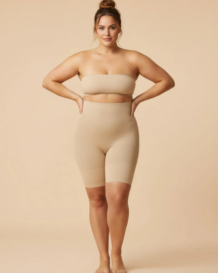 Seamless high-waisted shaping shorts SculptLift