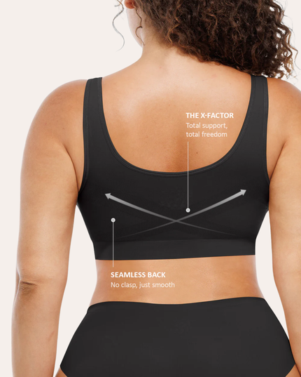 FEMORA nahtloser Komfort-BH für Damen, nahtlos mit Polstern, Push-up-Bustier