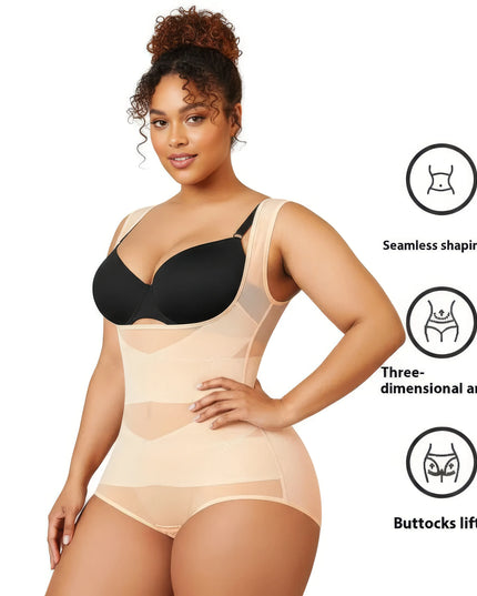 Body Sculpt MeshLift™ — Atmungsaktive Taillenformung & Konturierung