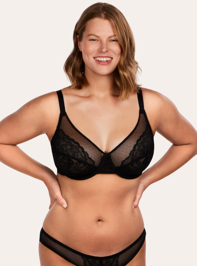 WhisperLight Ultra Transparenter BH in großen Größen