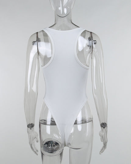 Shaping jumpsuit with straps, casual style