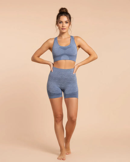 Sculpting shorts set + FEMORA sports bra