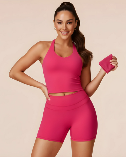 Set FEMORA™ — Set Yoga Vita Alta con Schiena Incrociata