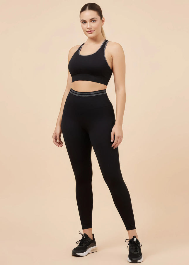Ensemble Seamless SculptFit™ (Brassière + Legging Taille Haute)