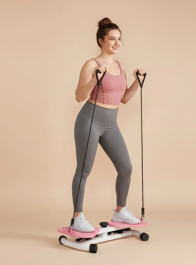 Waist rotation device, weight loss and abdominal strengthening