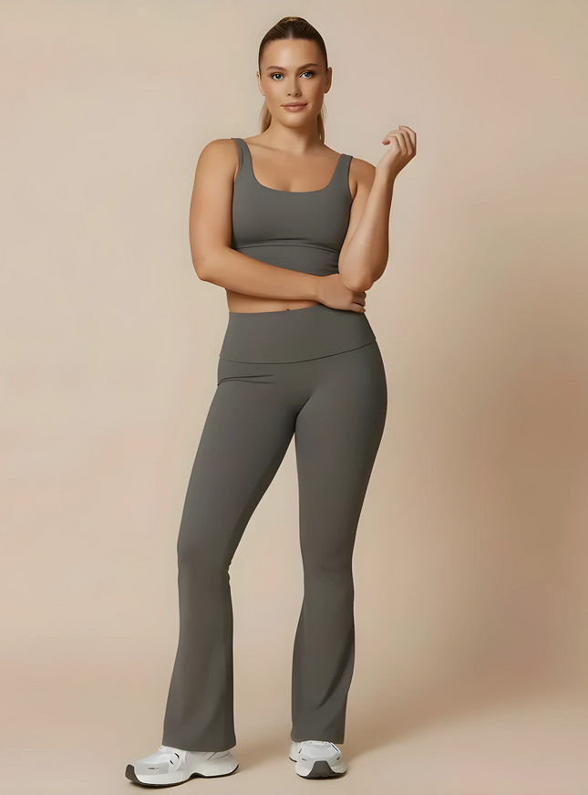 High-waisted push-up yoga pants, casual leggings