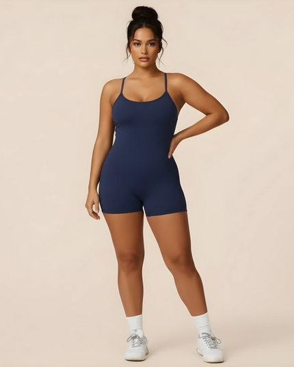 Combinaison de sport moulante à séchage rapide pour femme