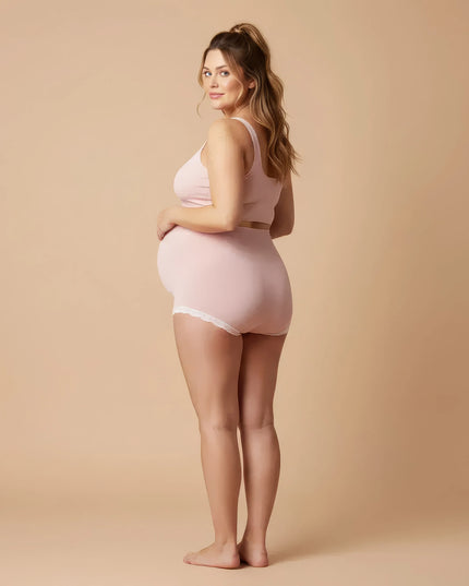 Hoch taillierter Stütz-Sicherheits-Short – Nahtlos für Schwangere