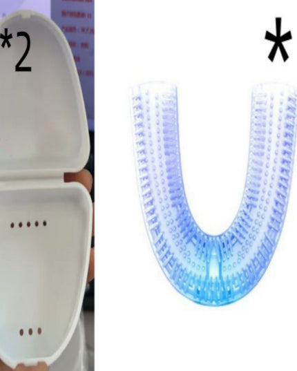 Intelligente automatische elektrische Zahnbürste 360°, wasserdicht, U-Typ