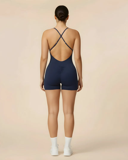 Combinaison de sport moulante à séchage rapide pour femme