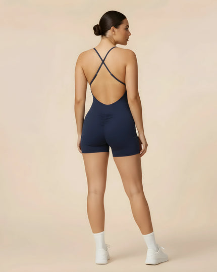 Combinaison de sport moulante à séchage rapide pour femme
