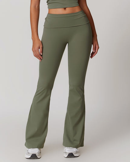 Yoga-Hose mit hoher Taille und Push-up-Effekt, lässige Leggings