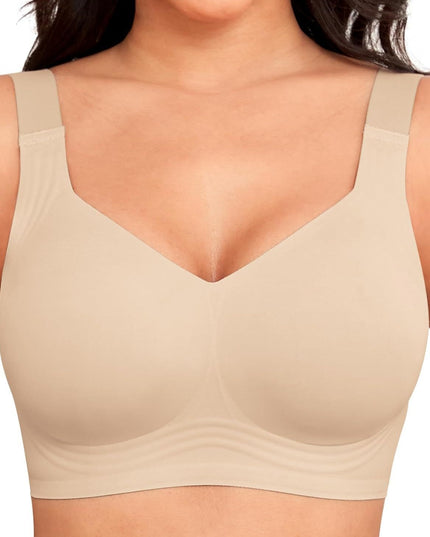 Soutiens-gorge sans armatures Xcutting pour femmes, couvrance totale, sans armatures