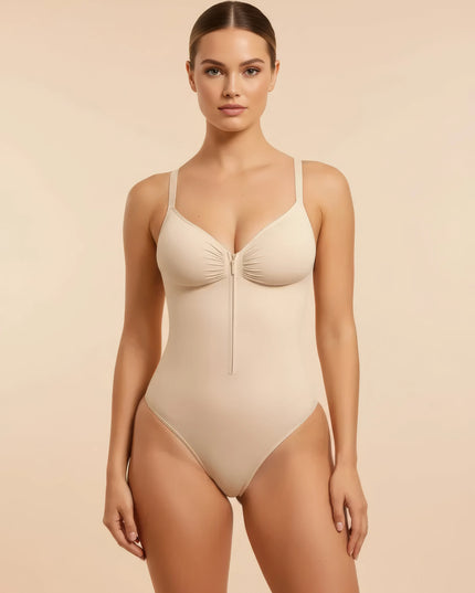 CurveZipper (body with low-cut front zipper)