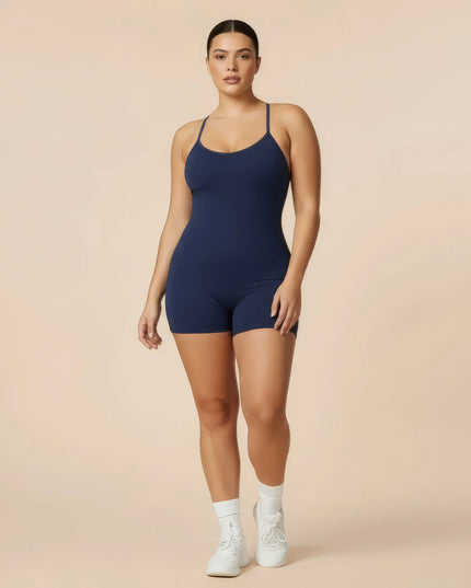 Combinaison de sport moulante à séchage rapide pour femme