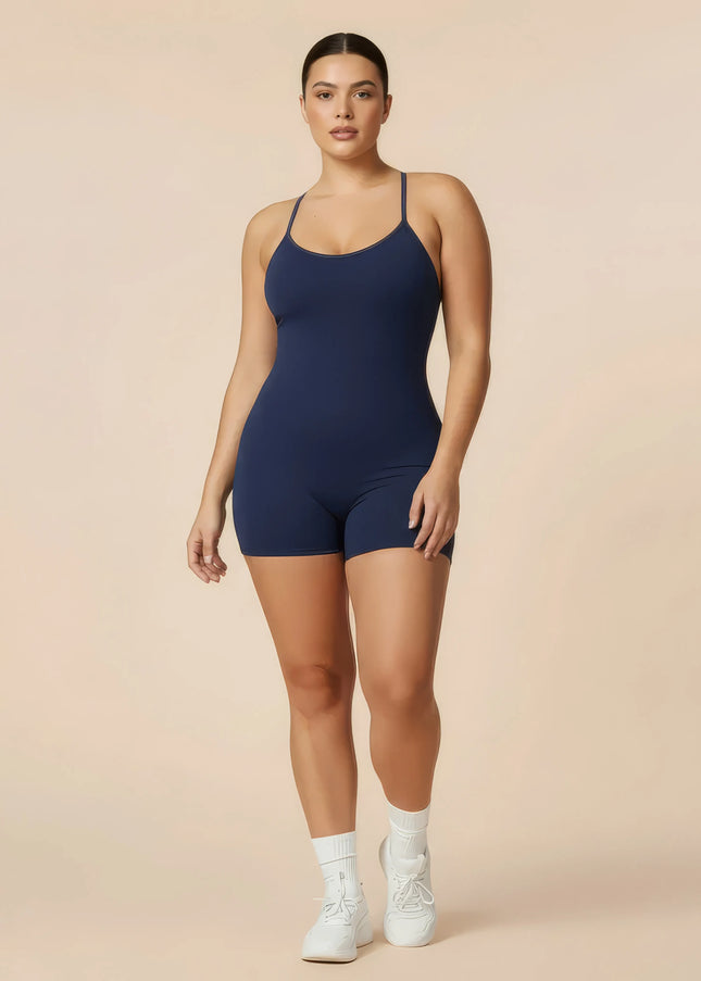 Combinaison de sport moulante à séchage rapide pour femme