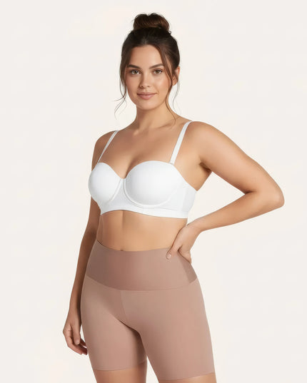 Short high-waisted shaping brief SlimSculpt: tummy and butt lifting effect