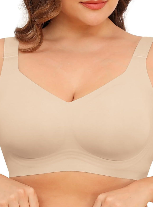 Xcutting bügelloser BH für Damen, vollständige Abdeckung, bügellos