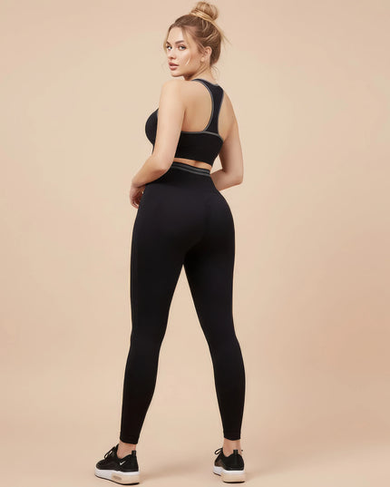 Conjunto Seamless SculptFit™ (Sujetador + Leggings de Cintura Alta)