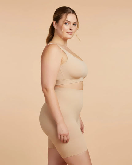 Seamless high-waisted shaping shorts SculptLift