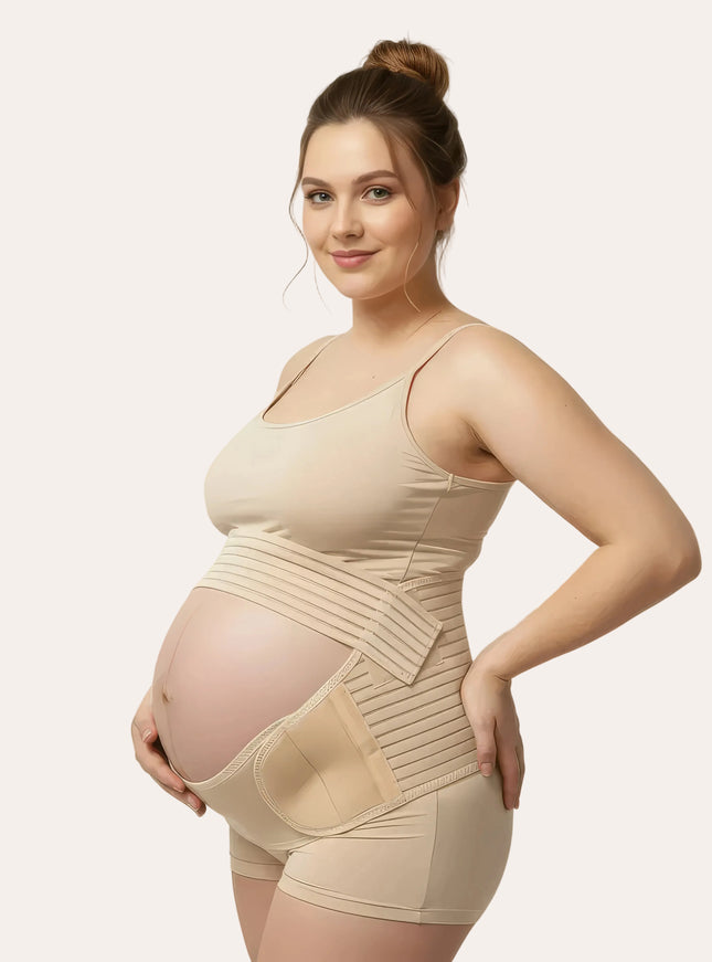FEMORA Pregnancy Abdominal Support Belt – Adjustable & Breathable