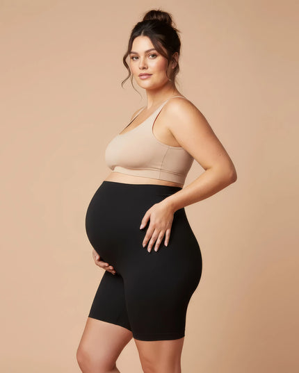 Short de talle alto – soporte para el vientre y comodidad transpirable para mujeres embarazadas
