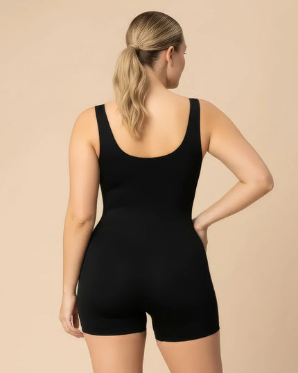 Vêtements de sport gainants intégrés de couleur unie pour femmes