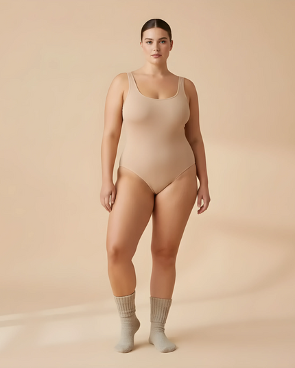 High knitted winter socks warm and thick with plain loops