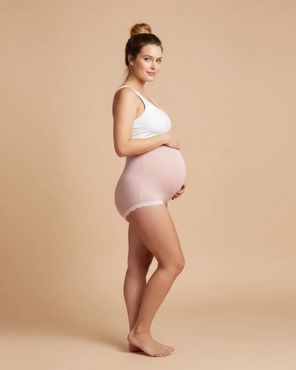 Hoch taillierter Stütz-Sicherheits-Short – Nahtlos für Schwangere