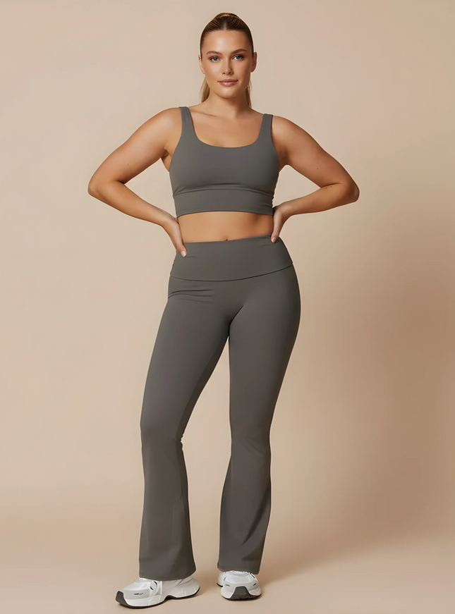 High-waisted push-up yoga pants, casual leggings