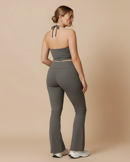 Yoga-Hose mit hoher Taille und Push-up-Effekt, lässige Leggings