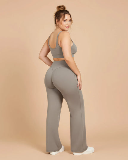 Pantalon de yoga amincissant, à séchage rapide et extensible de haute qualité pour femmes