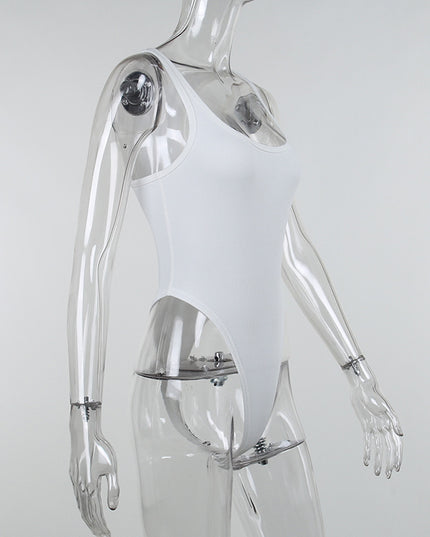 Shaping jumpsuit with straps, casual style