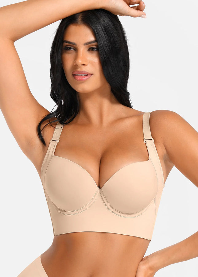 Soutien-gorge grande taille à bonnets emboîtants sans armatures