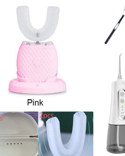 Intelligente automatische elektrische Zahnbürste 360°, wasserdicht, U-Typ