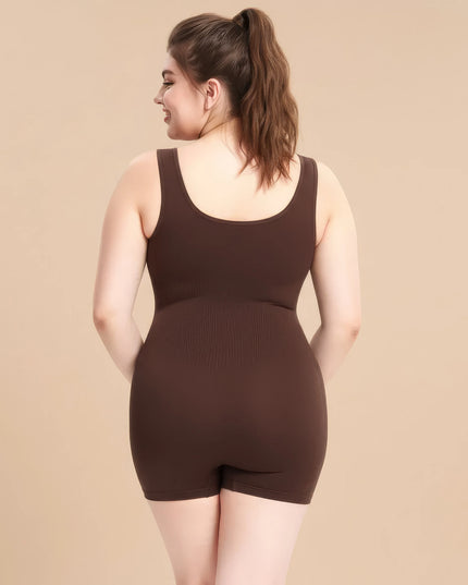 Vêtements de sport gainants intégrés de couleur unie pour femmes