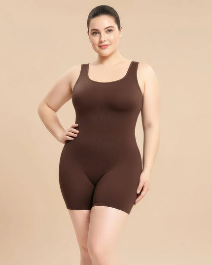 Vêtements de sport gainants intégrés de couleur unie pour femmes