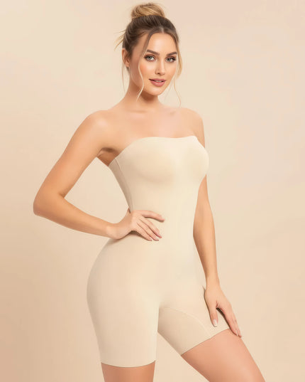 360° High Compression Body Shaper · Removable Straps