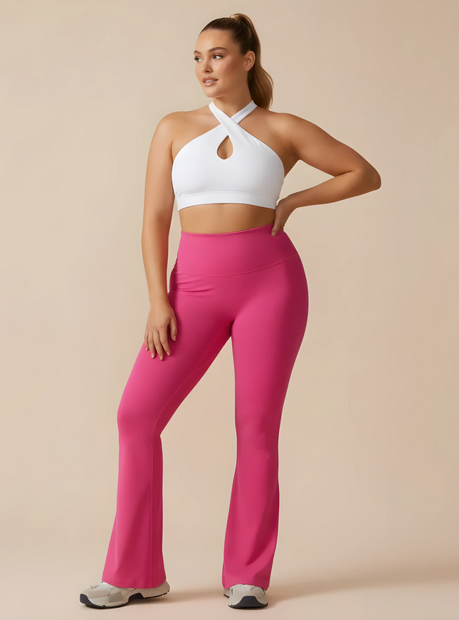 SereneFlex Bell-Bottom Yoga Jumpsuit