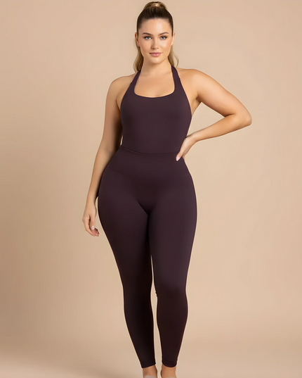 Nahtloses Yoga-Top mit freiem Rücken, blickdicht