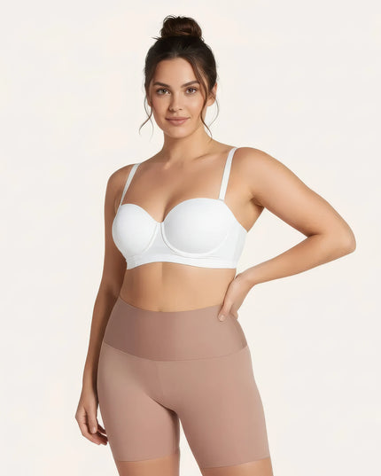 Short high-waisted shaping brief SlimSculpt: tummy and butt lifting effect